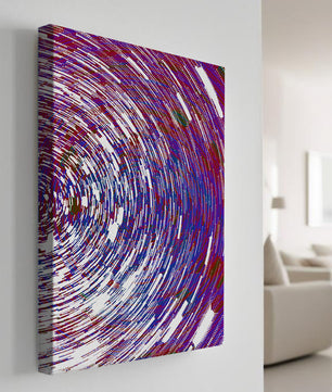 Dynamisches Spiralmuster mit lebendigen Farben