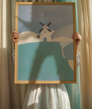 Windmill On A Sunny Hilltop