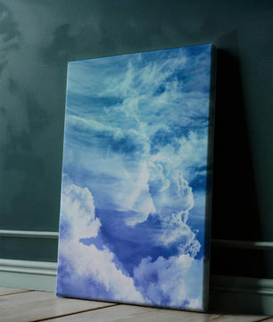 Cielo Azul Hermoso Con Majestuosas Nubes