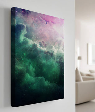 Mystical Cosmic Clouds Illuminated by Colorful Nebula