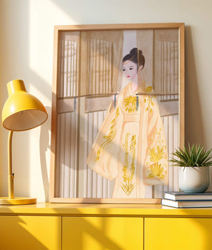 Traditional Chinese attire with gold embroidery and elegant design