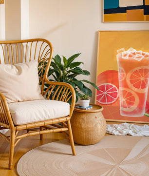 Cóctel refrescante de frutas de verano con cítricos y sandía