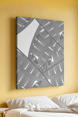 Detailed Abstract Geometric Pattern with Interwoven Stripes - Mi tienda