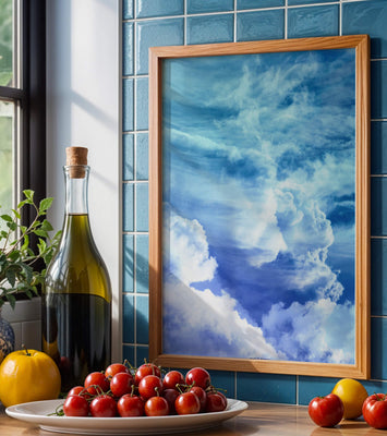 Beautiful Blue Sky with Majestic Clouds
