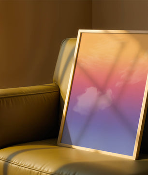 Pastel Sunset Sky with Soft Clouds and Gradient Hues