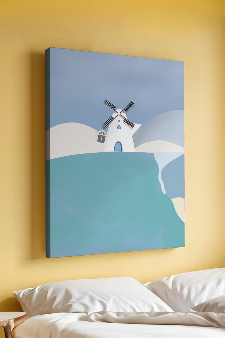 Windmill On A Sunny Hilltop