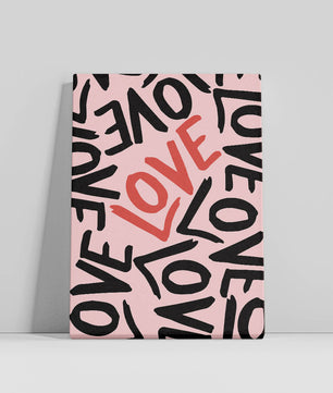 Dynamic Typography Art with Love Theme - Mi tienda