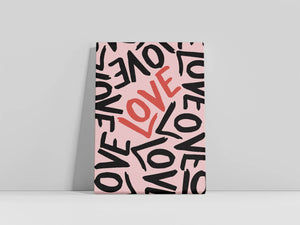 Dynamic Typography Art with Love Theme - Mi tienda