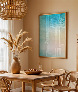 Fondo de acuarela pastel con degradado azul y beige
