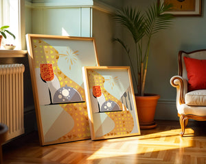 Elegant Dining Setting with Red Wine Glass and Gold Accents - Mi tienda