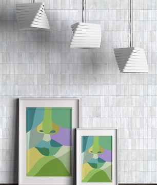 Formas geométricas abstractas y coloridas en diseño de arte moderno