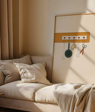 Kitchen Utensils Hanging on a Wall with Heart Hooks - Mi tienda