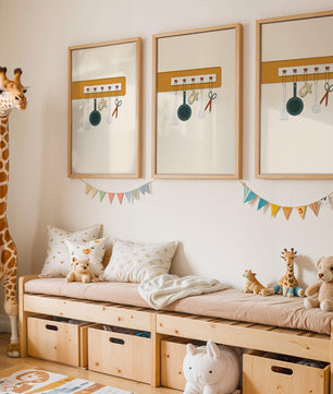 Kitchen Utensils Hanging on a Wall with Heart Hooks - Mi tienda