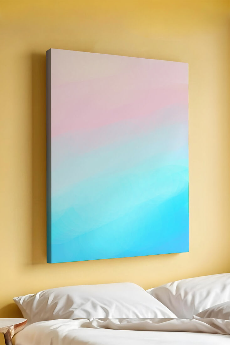Pastel Gradient Background with Pink and Blue Hues