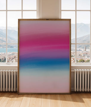 Vibrant Gradient with Pink and Blue Hues