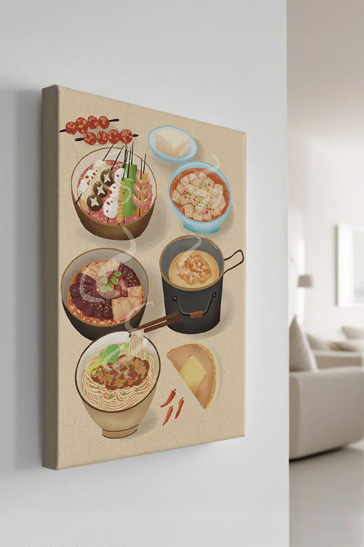 Delicious Array of Asian Cuisine with Various Dishes
