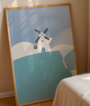 Windmill On A Sunny Hilltop