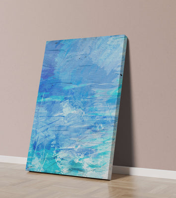 Abstract blue textured watercolor background
