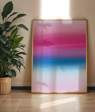 Vibrant Gradient with Pink and Blue Hues
