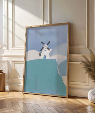 Windmill On A Sunny Hilltop