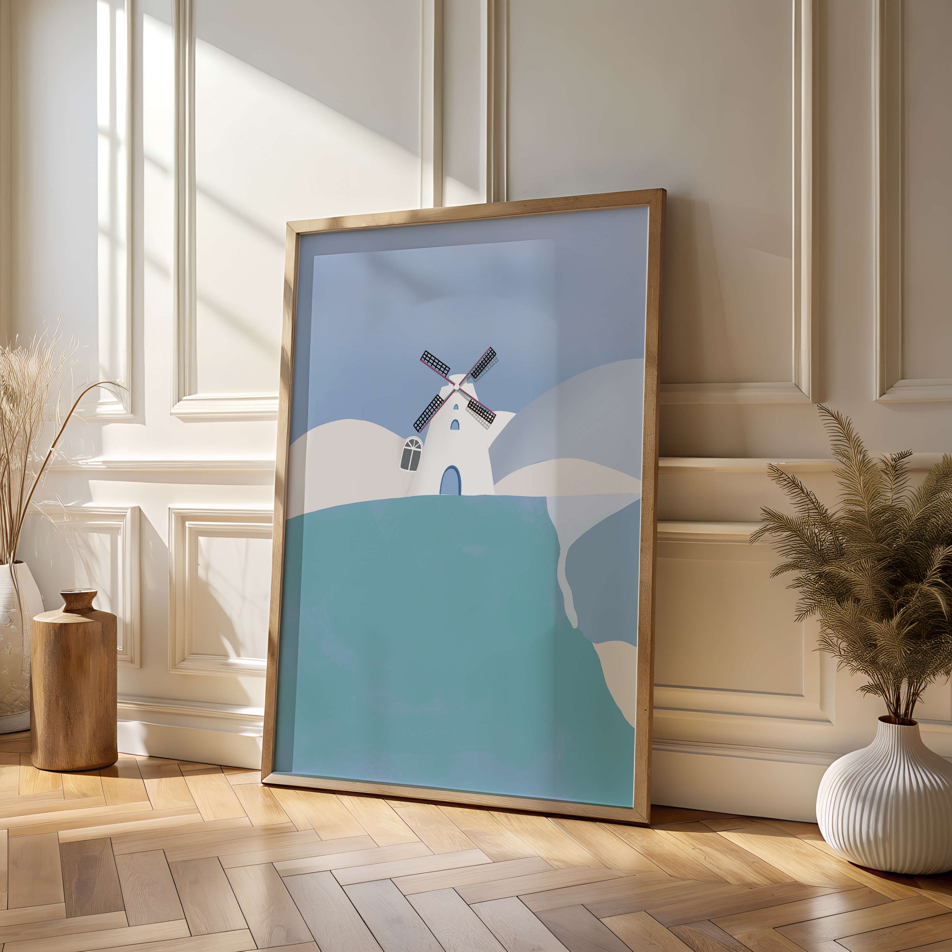 Windmill On A Sunny Hilltop