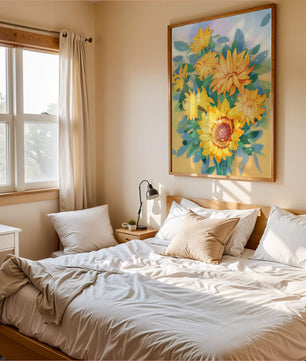 Sunflowers in Bright Sunlight
