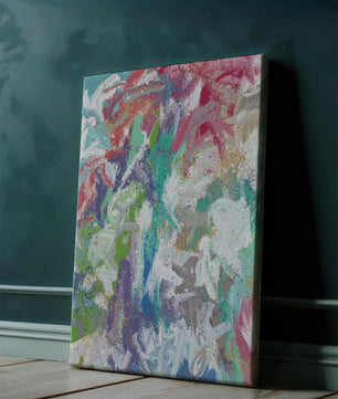 Ondas fluidas abstractas de colores con patrones texturizados