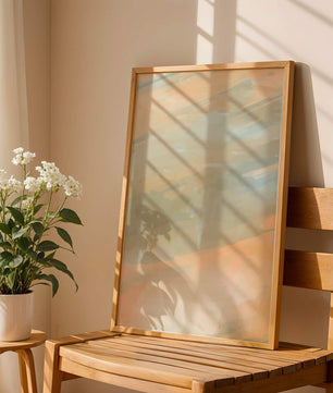 Tonos pastel abstractos con patrones de pinceladas