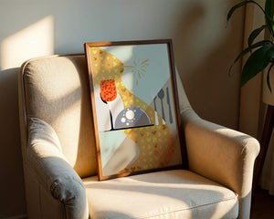 Elegant Dining Setting with Red Wine Glass and Gold Accents - Mi tienda