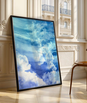 Cielo Azul Hermoso Con Majestuosas Nubes
