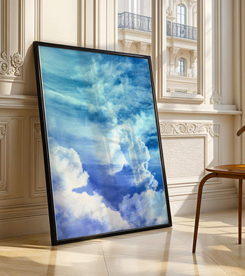 Beautiful Blue Sky with Majestic Clouds