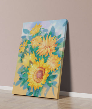 Sunflowers in Bright Sunlight