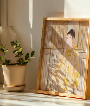 Traditional Chinese attire with gold embroidery and elegant design