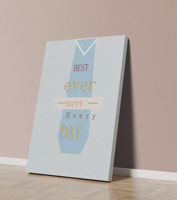 Inspirational message with tie design for special occasions