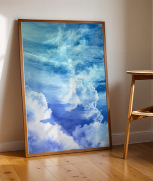 Cielo Azul Hermoso Con Majestuosas Nubes