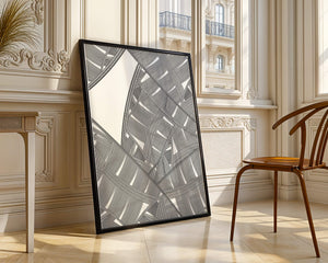 Detailed Abstract Geometric Pattern with Interwoven Stripes - Mi tienda