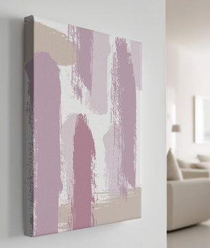 Patrón texturizado abstracto de pinceladas pastel en lavanda, rosa y crema