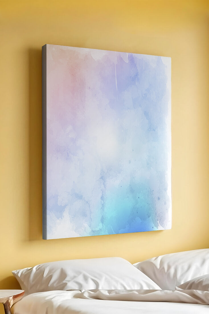 Gentle watercolor pastel gradient with soft texture and flow
