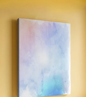 Gentle watercolor pastel gradient with soft texture and flow