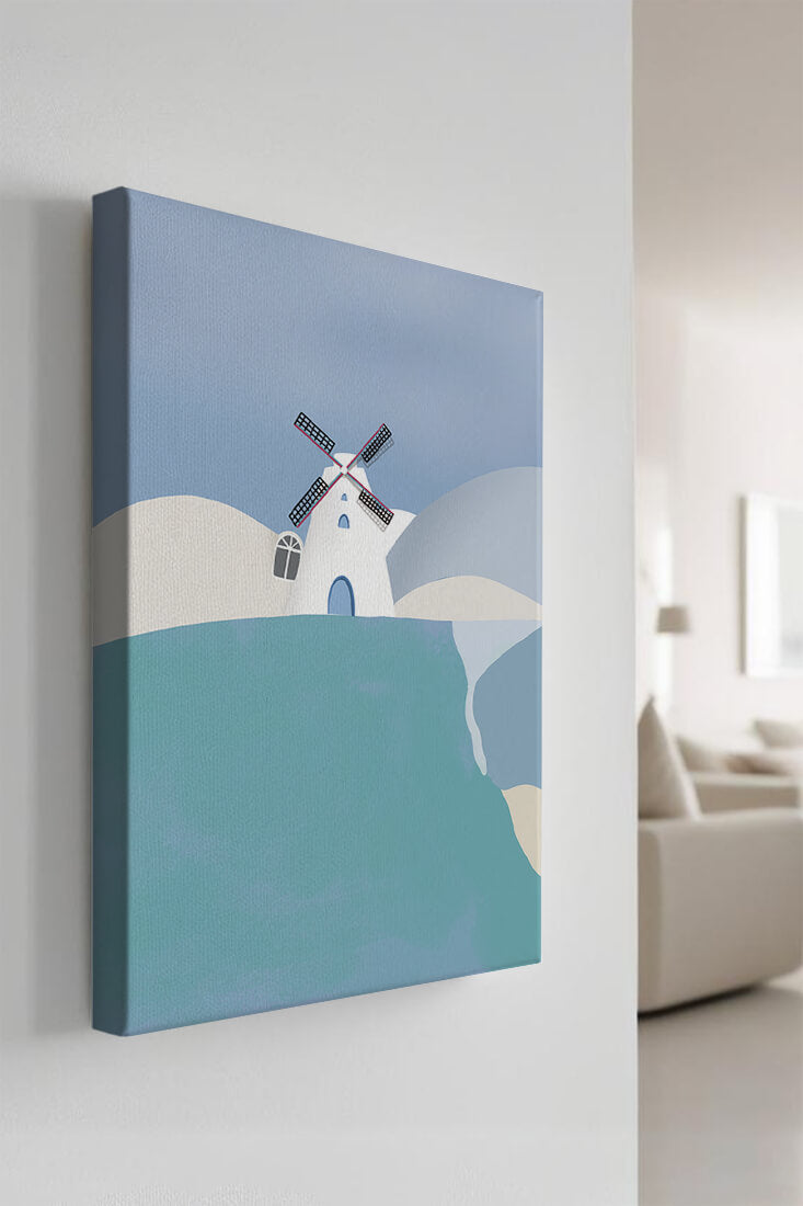 Windmill On A Sunny Hilltop