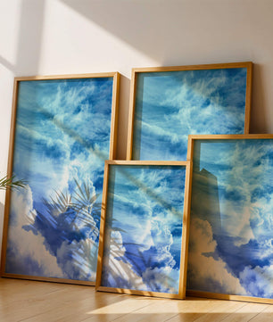 Cielo Azul Hermoso Con Majestuosas Nubes
