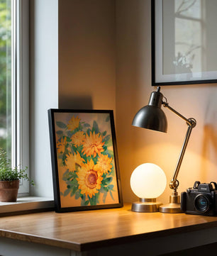 Sunflowers in Bright Sunlight