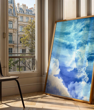 Cielo Azul Hermoso Con Majestuosas Nubes