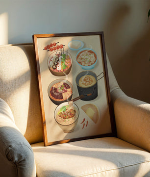 Deliciosa Variedad de Cocina Asiática con Varios Platos