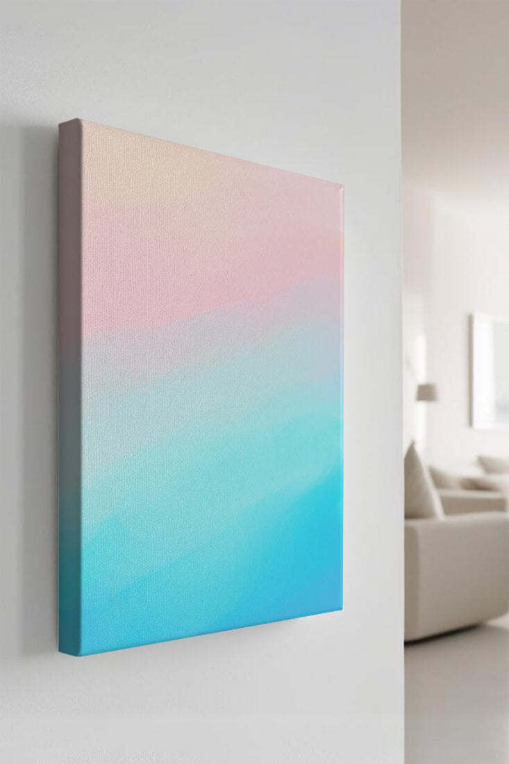 Pastel Gradient Background with Pink and Blue Hues