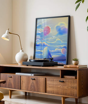 Majestic Whale and Hot Air Balloon in a Dreamy Sky - Mi tienda