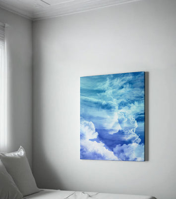 Beautiful Blue Sky with Majestic Clouds