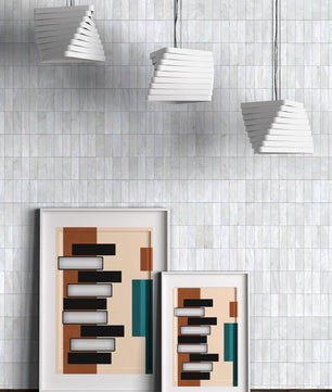 Abstract geometric design with modern color contrasts