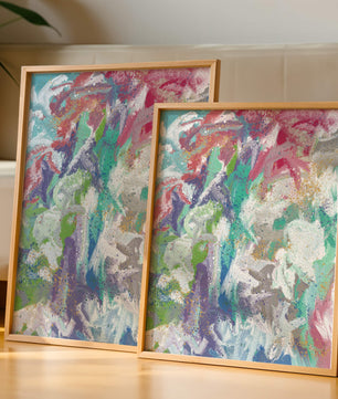 Ondas fluidas abstractas de colores con patrones texturizados