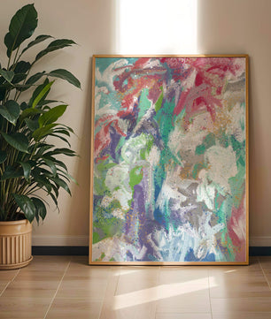 Ondas fluidas abstractas de colores con patrones texturizados